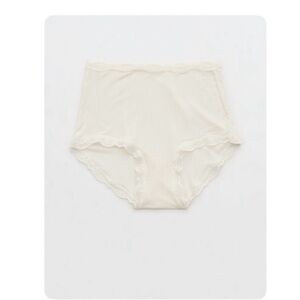 NWT Aerie Superchill Modal Lace High Waist Boybrief Panty